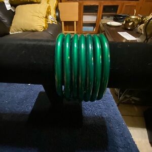 Elegant Green Bracelet Set